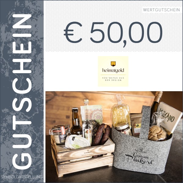 50 Euro Gutschein - Heimatgold